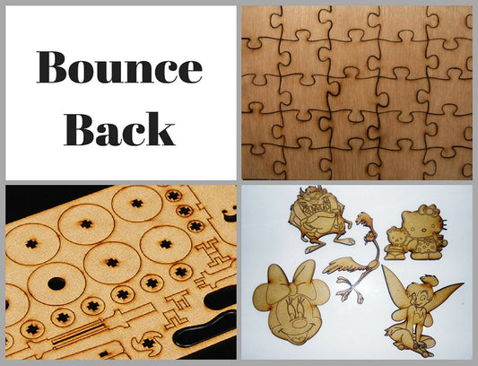 Bounce Back. Marks in the back of the material…?