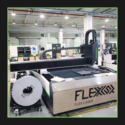 10 x 5 ft Fully Enclosure & Auto Sheet Exchange 1000w to 6000w IPG Flex Laser Fiber Metal Cutter JET10X5-EXT