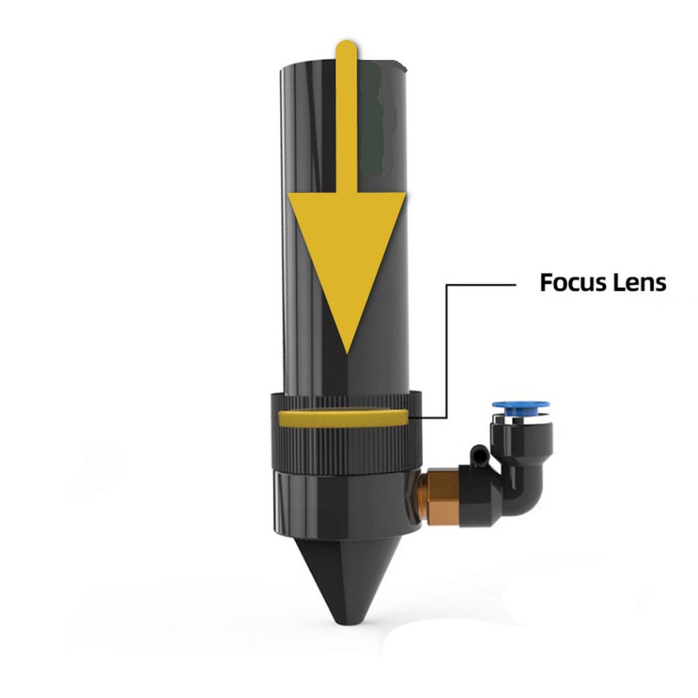D20 (50.8mm, 63.5mm, 76.2mm) CVD Focal Lens - Laser Optic length ZnSe meniscus focus 20 mm diameter lenses FlexMax Laser