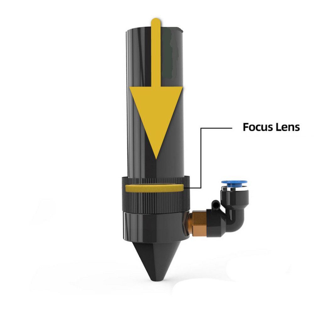 3.0 Inch (75mm) Flex Laser- CVD Focal Lens - Laser Optic length ZnSe meniscus focus 20 mm diameter lenses