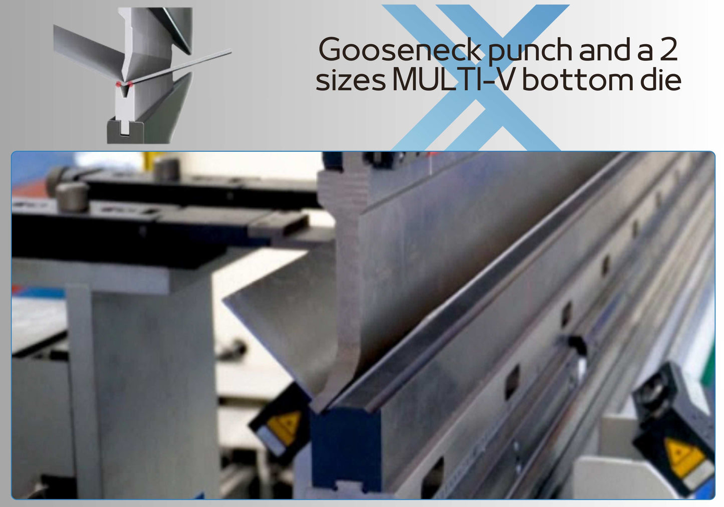 80tns to 100tns, 8.2ft long FlexMax CNC 6+1 AXIS SHAPE-8 Series Hydraulic Press Brake Metal Bender