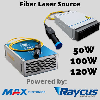 100Q Flex Laser Fiber Engraver and Cutter Quartz Upgrade to 120W based for Jewelry