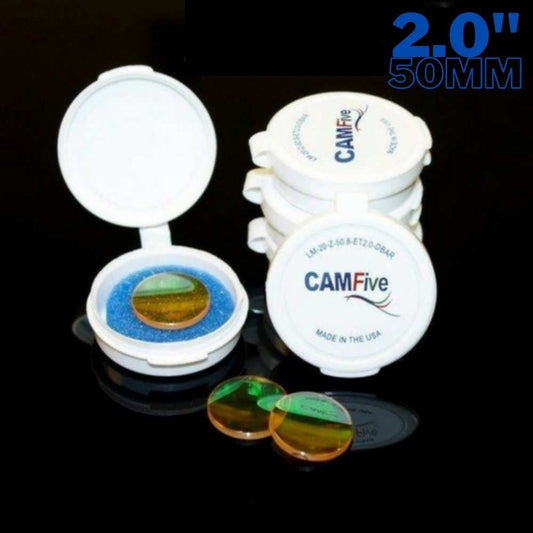 2.0 Inch (50.8mm) Flex Laser- APC Made In the USA Focal Lens - Laser Optic length ZnSe meniscus focus 20 mm diameter lenses