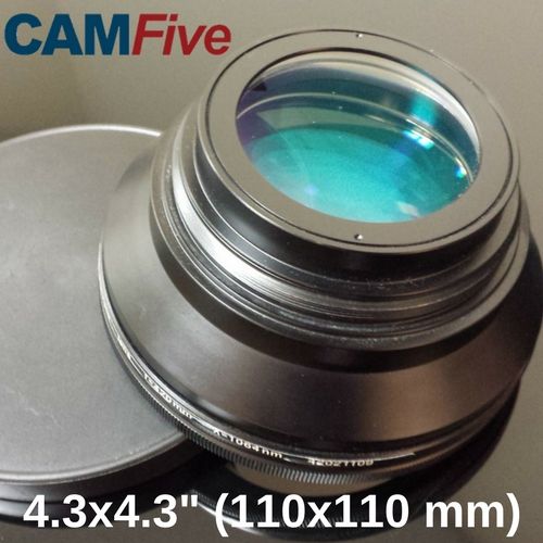 Flex Laser Lens 4.3'' x 4.3'' marking or engraving area for Fiber Optic Laser Markers and Engravers