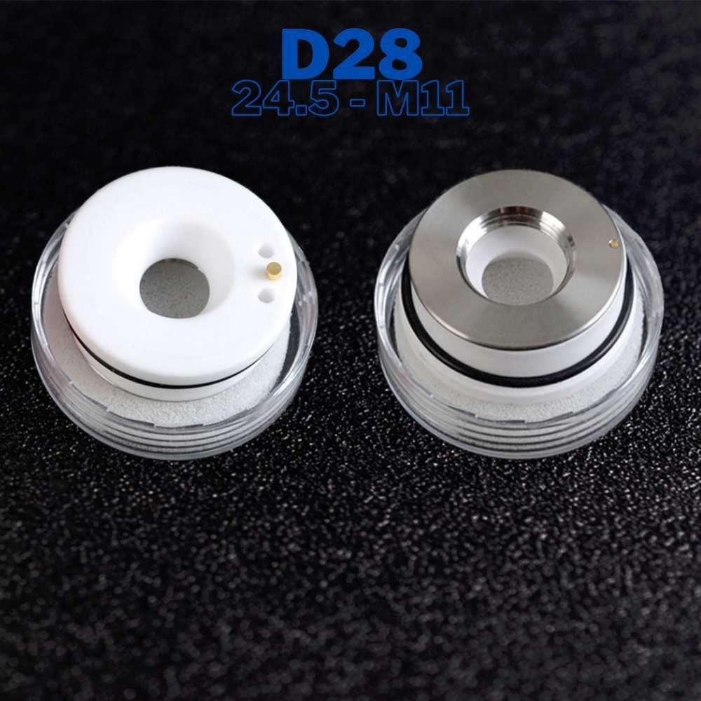 D28 M11 Ceramic Ring for Fiber and CO2 Metal Cutters