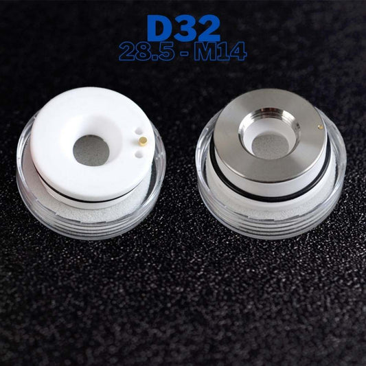 D32 M14 Ceramic Ring for Fiber and CO2 Metal Cutters