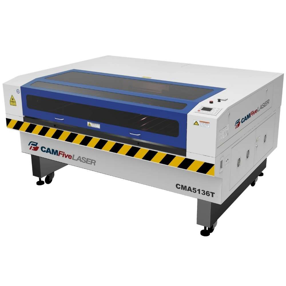 51 x 36 inches Flex Laser 70w to 100w Double Tube CMA5136T Cutting Engraving Machine for Wood, Acrylic, Fabric