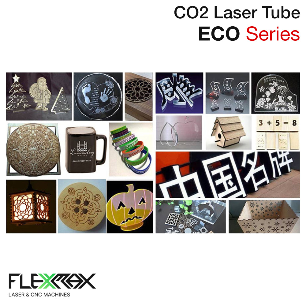 ECO70 70W CO2 Laser Tube – 1200mm Glass Replacement for Laser Cutter & Engraver