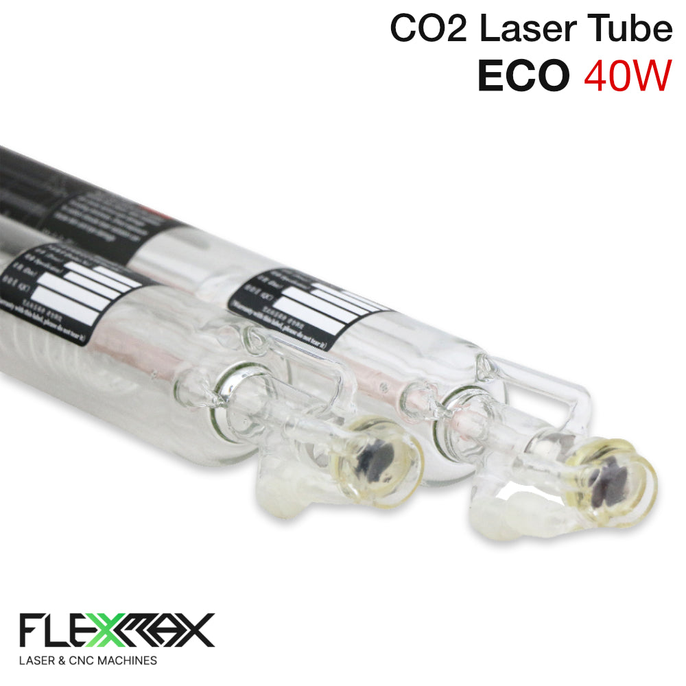 ECO40 40W CO2 Laser Tube – 700mm Glass Replacement for Laser Engraver & Cutter
