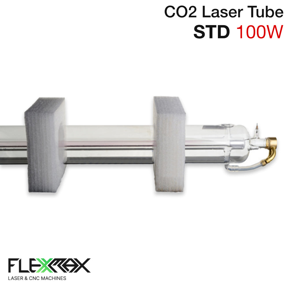 STD100 100W CO2 Laser Tube – 1600mm Glass Replacement for Laser Cutter & Engraver