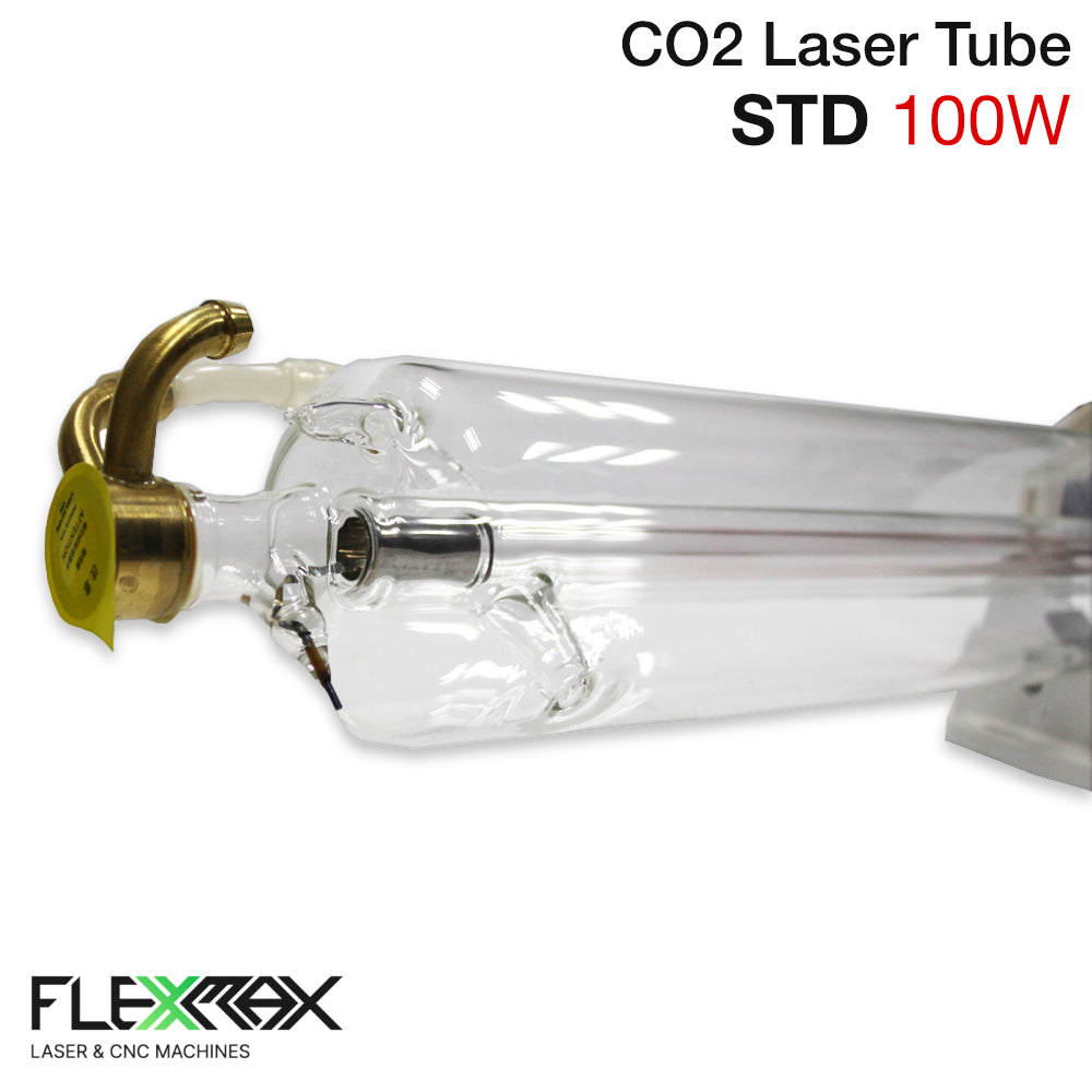 STD100 100W CO2 Laser Tube – 1600mm Glass Replacement for Laser Cutter & Engraver