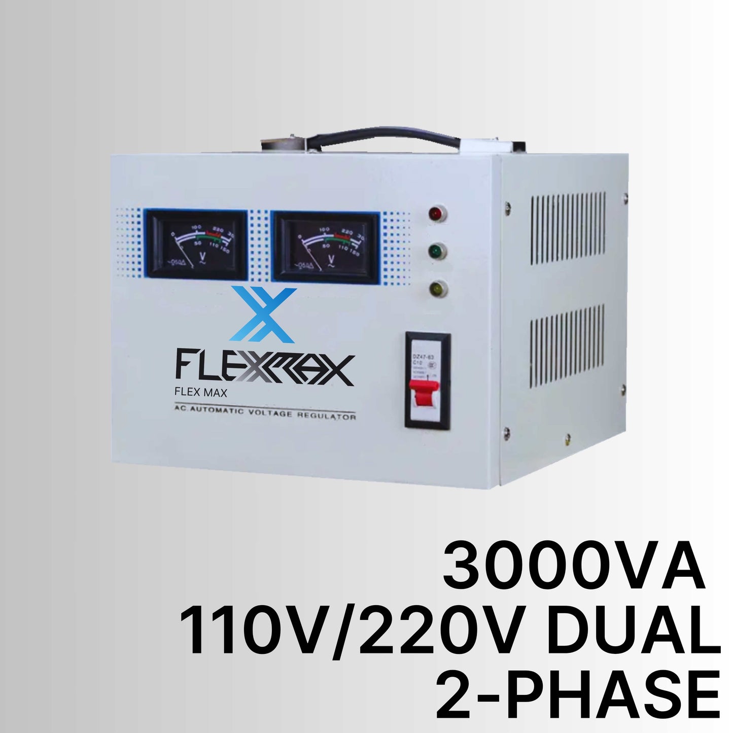 3000VA to 8000VA 2-PHASE 110V/220V Automatic Industrial Voltage Regulator for machinery