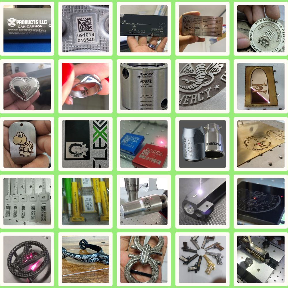 50W Fully Enclosure fiber marker and engraver MARK CAGE Series FlexMax Laser Marking and Engraving machine