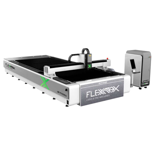 3000W to 6000W FlexMax Fiber Laser Metal Cutter JET Series 10x5, 13x5, 20x5 ft Advance Model