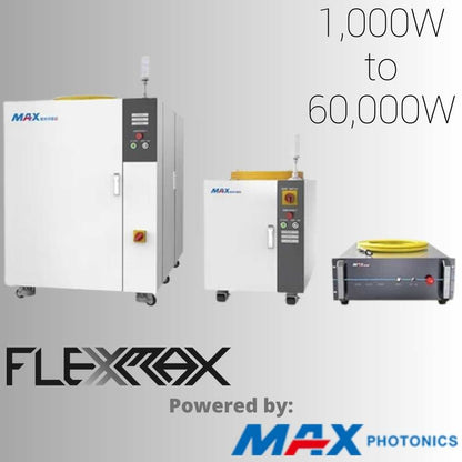 1500W to 3000W Fiber + 150W CO2 MIX Series Metal and Non-Metal Cutter 8 x 4 or 10x5 ft cutting table