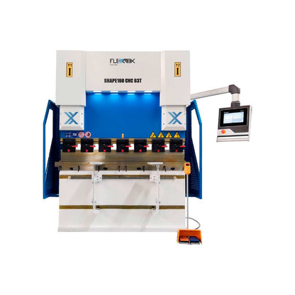 40tns to 63tns, 5ft long FlexMax CNC 6+1-AXIS SHAPE-5 Series Hydraulic Press Brake Metal Bender