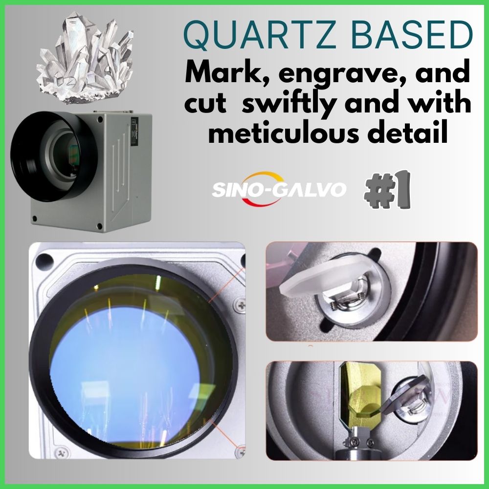 50W, 100W & 120W Industrial Grade workstation fiber marking, engraving and cutting QUARTZ STATION Series FlexMax Laser