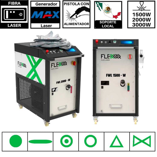 1500W, 2000W, 3000W 3-IN-1 welding, cleaning, and cutting machine FlexMax Laser NEXUS Series
