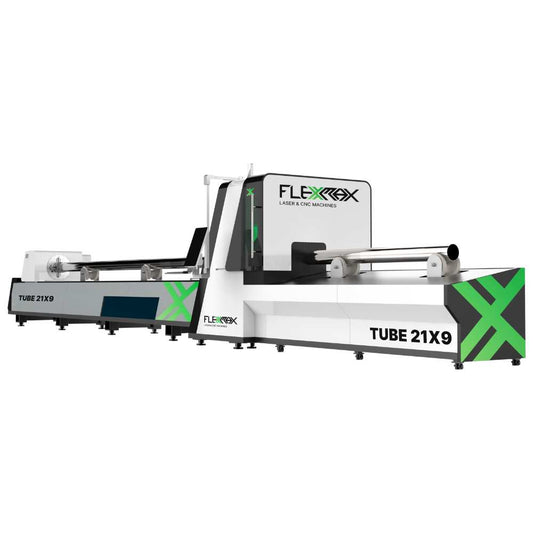 2000W to 6000W tubes cutter FlexMax Fiber Laser TUBE Series for 20' long metal tubes & pipes