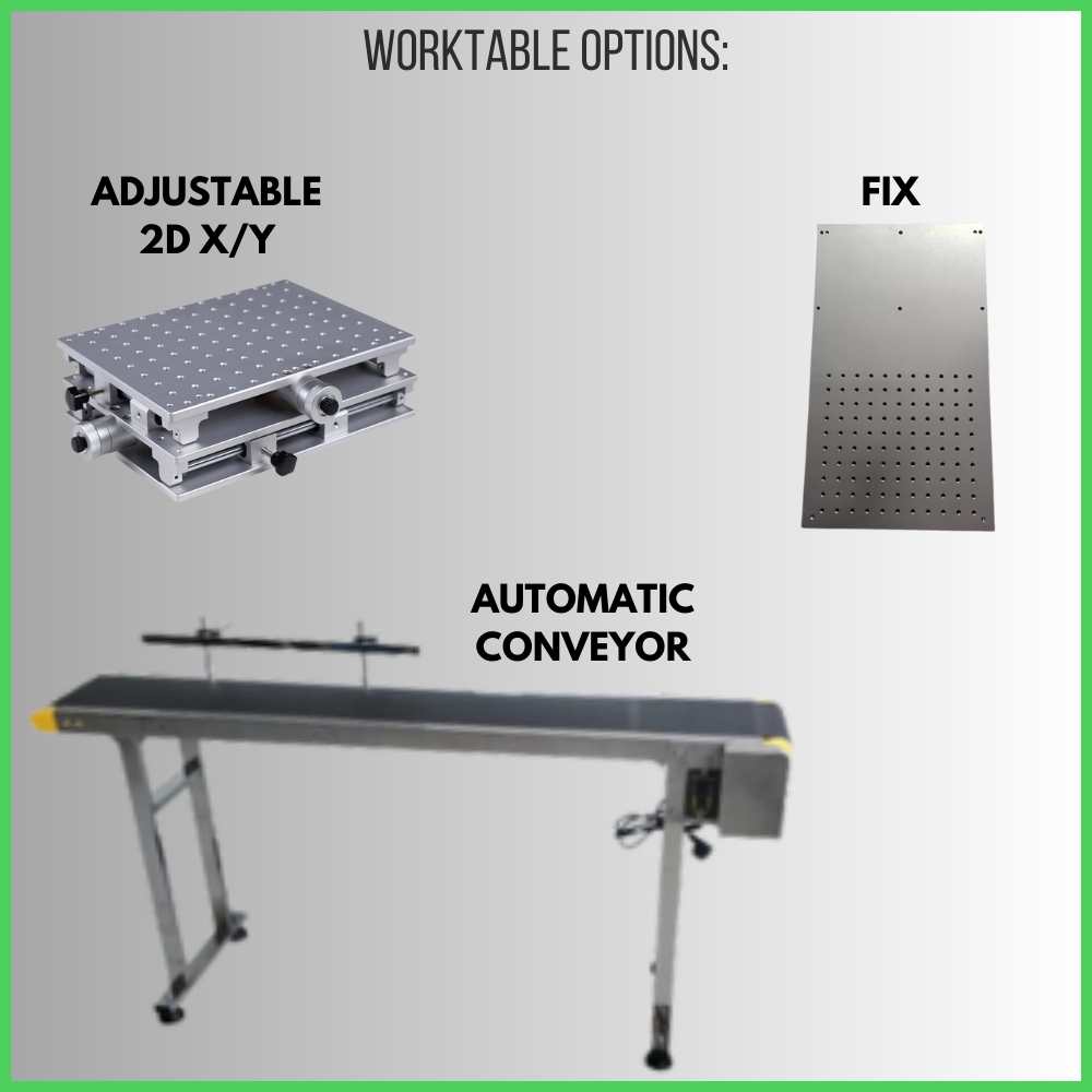50W Industrial Grade workstation fiber marker and engraver MARK STATION Series FlexMax Laser Marking and Engraving machine