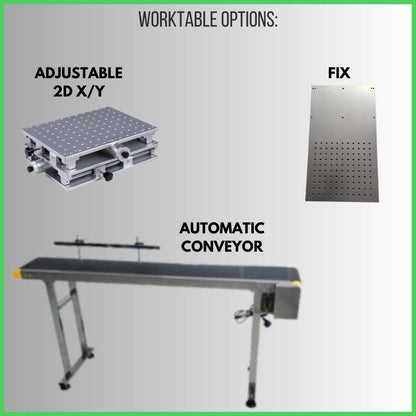 50W Industrial Grade workstation fiber marker and engraver MARK STATION Series FlexMax Laser Marking and Engraving machine
