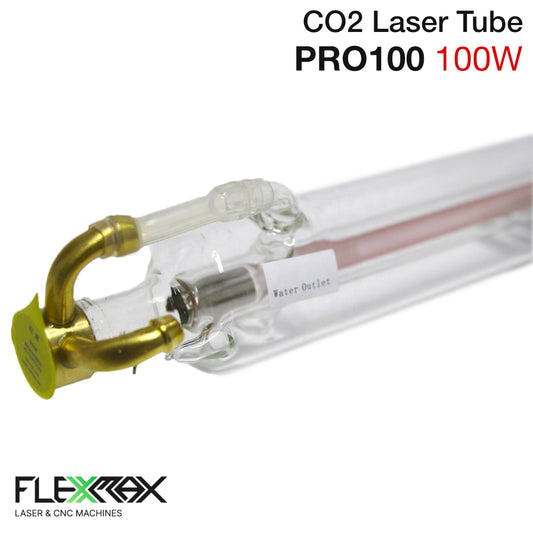 PRO100 100W CO2 Laser Tube – 1450mm Glass Replacement for Laser Cutter & Engraver