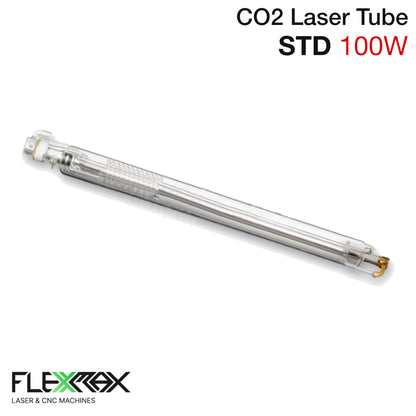STD100 100W CO2 Laser Tube – 1600mm Glass Replacement for Laser Cutter & Engraver